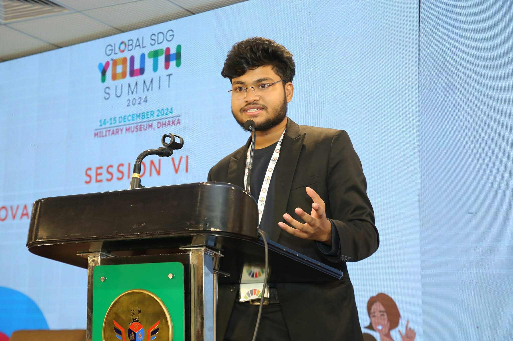 Bortoni at SDG Youth Summit 2024
